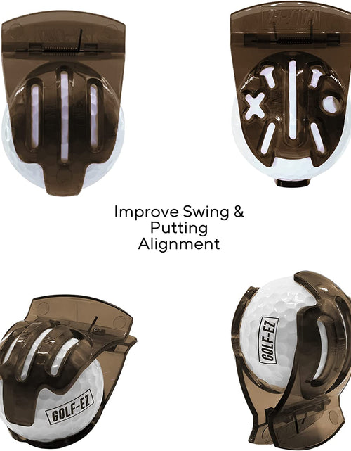 Load image into Gallery viewer, TRI-LINE Golf Ball Alignment Kit with Hat Clip Ball Marker and Carry Case | Swing Path Arrows &amp; Ball Identifiers
