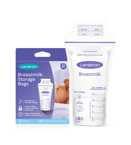 Breastmilk Storage Bags for Breastfeeding Moms, 50 Ct