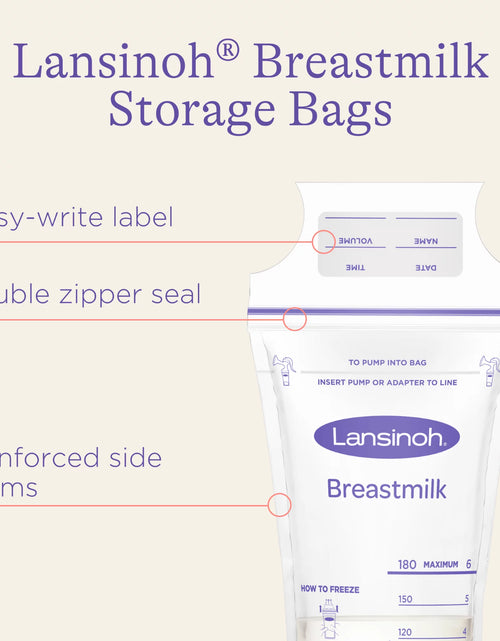 Load image into Gallery viewer, Breastmilk Storage Bags for Breastfeeding Moms, 50 Ct
