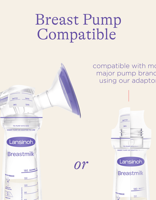 Load image into Gallery viewer, Breastmilk Storage Bags for Breastfeeding Moms, 50 Ct
