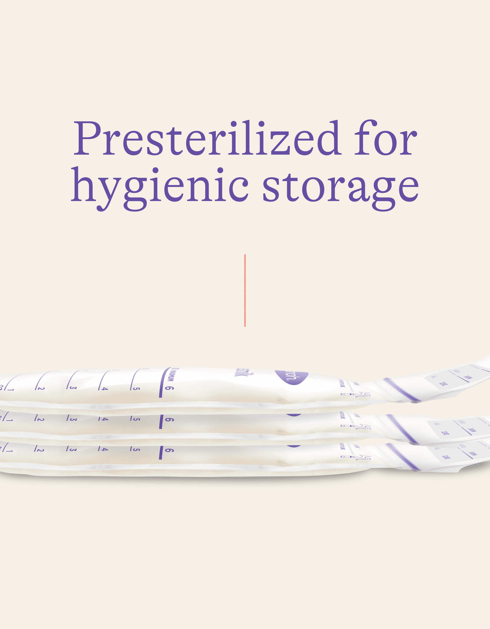 Breastmilk Storage Bags for Breastfeeding Moms, 50 Ct