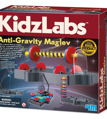 Kidzlabs anti Gravity Magnetic Levitation Science Kit - Maglev Physics Stem Toys Educational Gift for Kids & Teens, Girls & Boys (3686)