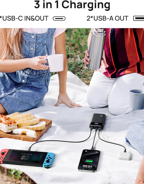 Load image into Gallery viewer, Portable Charger, 22.5W 20000Mah USB C in &amp; Out Power Bank Fast Charging, PD 3.0+QC 4.0 LED Display Phone Battery Pack Compatible with Iphone 15 14 13 12 Pro Samsung S21 Google Ipad Tablet, Etc.
